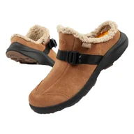 Buty trekkingowe damskie - Kapcie z kożuszkiem damskie Keen laczki Hood Clog - miniaturka - grafika 1