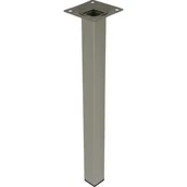 Zawiasy, okucia i inne akcesoria - Noga meblowa kwadratowa 30 cm szara - miniaturka - grafika 1