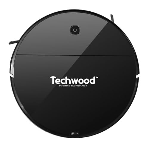 Techwood TAR-2036, odkurzacz robota 2 w 1, czarny