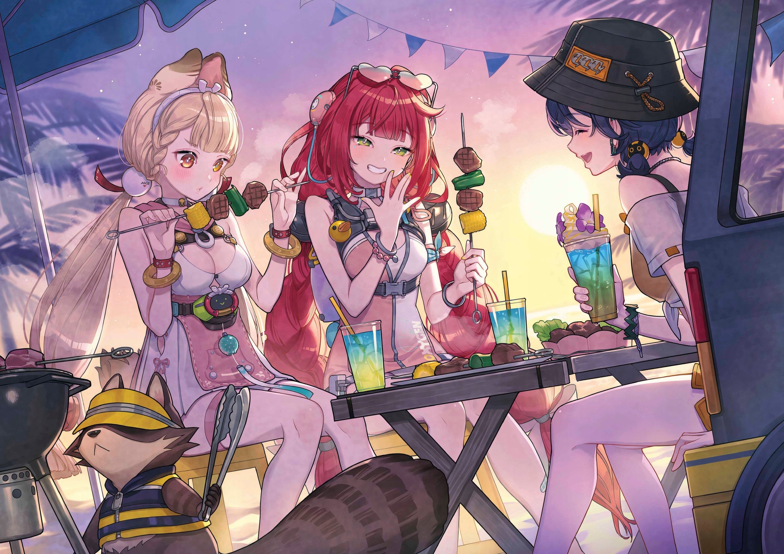 Plakat A3 Zenless Zone Zero Zzz Anime Gra Ukinami Yuzuha Alice Thymefield