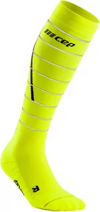 cep Reflective Socks Women, żółty III | EU 37-40 2022 Skarpetki kompresyjne - Skarpetki kolarskie - miniaturka - grafika 1