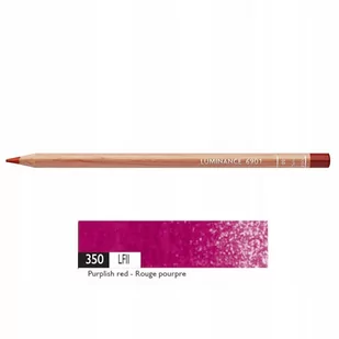 Kredka Luminance 6901, kolor 350 Purplish Red - Kredki, ołówki, pastele i pisaki - miniaturka - grafika 1