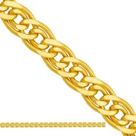 Łańcuszki - Złoty Łańcuszek Dmuchany Mona Lisa 585 2.40 gr, dł. 50.00 cm Rodium - miniaturka - grafika 1