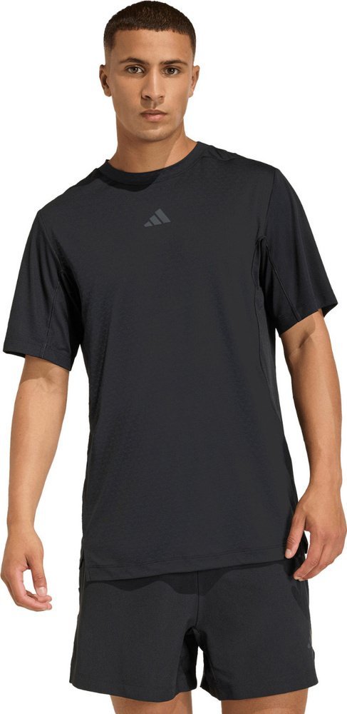 Adidas Koszulka męska adidas D4T PrimeLift 3 Stripes czarna KE9937 M