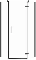 Kabiny prysznicowe - Cersanit Kabina PRYSZNICOWA PIĘCIOKĄTNA CITY CZARNA 90X90X195 PRAWA TRANS. - miniaturka - grafika 1