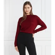 Swetry damskie - Patrizia Pepe Wełniany sweter | Regular Fit - miniaturka - grafika 1