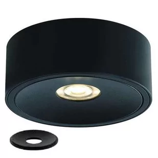 Orlicki Design Sufitowa LAMPA plafon Neo Nero Slim Led UFO Nero okrągła OPRAWA metalowa LED 10W 3000K downlight czarny __code-60189 - Lampy sufitowe - miniaturka - grafika 1