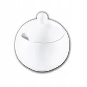 Cukiernice - Cukiernica Wilmax Biała porcelanowy eleganska - miniaturka - grafika 1