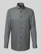 Koszule męskie - Koszula biznesowa o kroju slim fit z czystej bawełny - miniaturka - grafika 1