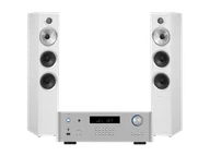 Zestawy stereo - Rotel RA-1572 MK II (srebrny) + 704 S2 (biały) - miniaturka - grafika 1