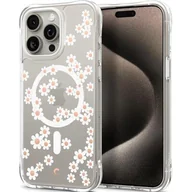 Etui i futerały do telefonów - Spigen Cyrill Cecile do Mag Magsafe iPhone 15 Pro Max white daisy - miniaturka - grafika 1