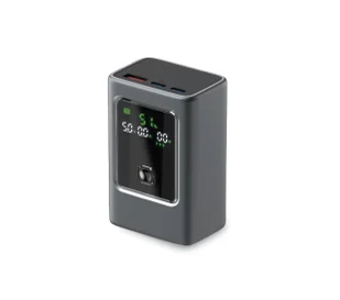 SBS TTBB10000LCDPD35 LCD Power Bank 10000mAh PD 35W Szary - Powerbanki - miniaturka - grafika 1