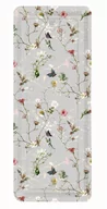 Akcesoria łazienkowe - Kleine Wolke Flores Mata bezp. do wanny szary kwiaty 36x 92 cm - miniaturka - grafika 1