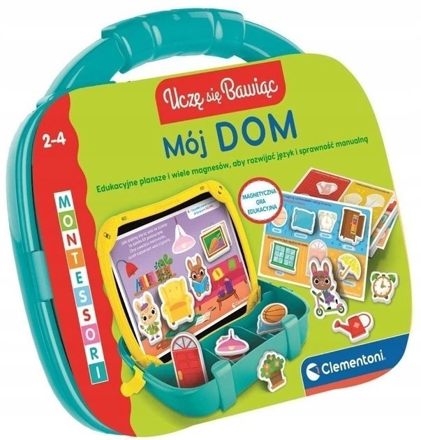 Clementoni CLE Uczę się bawiąć!Edukacyjna waliz.Mój dom 50418