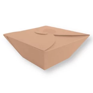 Pudełko papierowe na sałatki 1L kraft 50szt - Opakowania gastronomiczne - miniaturka - grafika 1