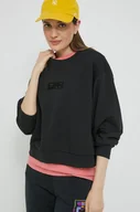 Bluzy damskie - Fila bluza damska kolor czarny gładka - miniaturka - grafika 1