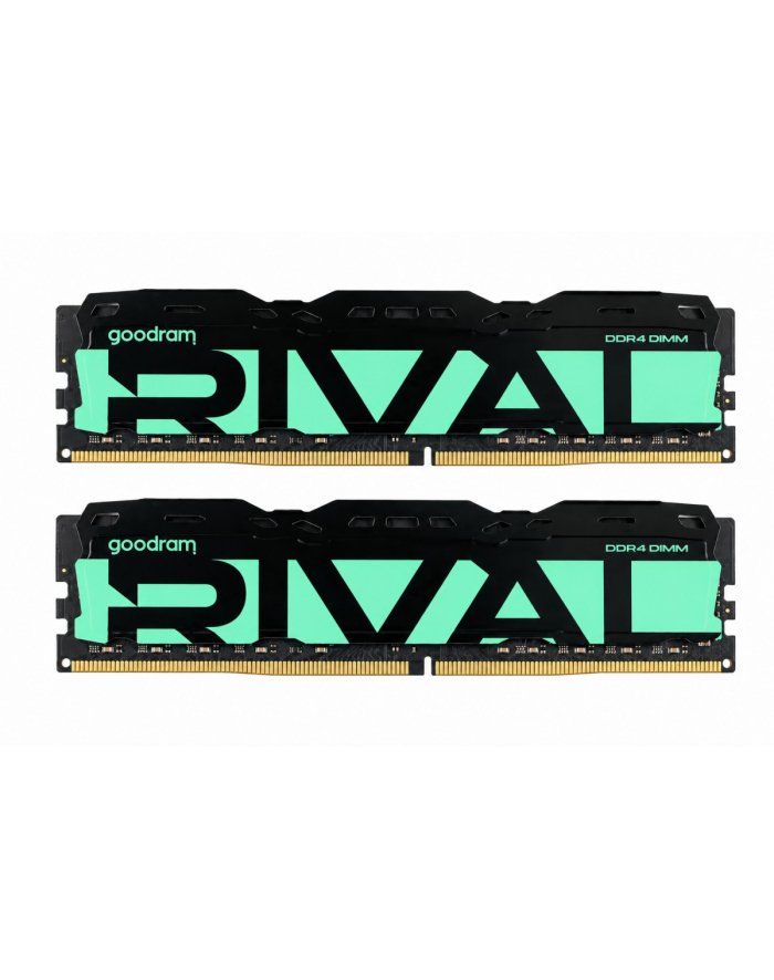 goodram Pamięć do PC DDR4 Rival Radiant 64GB 2*32/3200 CL18 zielona GGRGD4-32L18/64GDC