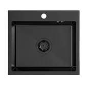 Zlewozmywaki - Zlewozmywak stalowy Musso 50 Quadron - miniaturka - grafika 1