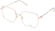 Okulary przeciwsłoneczne - Furla Damskie okulary przeciwsłoneczne Vfu638, Shiny Copper Gold z kolorowymi elementami, 54, Błyszcząca miedź złota z kolorowymi elementami - miniaturka - grafika 1