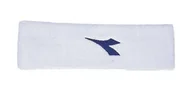 Ściągacze i opaski sportowe - Opaska do biegania DIADORA HEADBAND na głowę biała - miniaturka - grafika 1