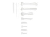 Pozostałe wyposażenie warsztatu - PARKSIDE® Zestaw opasek zaciskowych XXL , 1000 elementów (Biały) - miniaturka - grafika 1