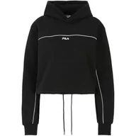 Bluzy sportowe damskie - Damska Bluza Z Kapturem Laagna Crop Hoodie - miniaturka - grafika 1