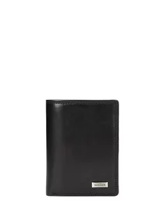 Portfele - Wojas Skórzany portfel w kolorze czarnym - (S)10 x (W)13 x (G)1,5 cm - grafika 1
