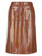 Spódnice - Comma Spódnica w kolorze brązowym - miniaturka - grafika 1