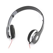 Słuchawki - FREESTYLE HI-FI STEREO HEADPHONES  BLACK [41867] TE - miniaturka - grafika 1