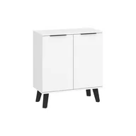 Komody - Komoda 2D SVN-01 Sven MebloCross Czarny Mat / Biały Połysk - miniaturka - grafika 1