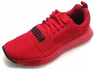 Moda i Uroda OUTLET - Buty PUMA WIRED JR sportowe czerwone damskie 37 - miniaturka - grafika 1