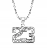 Wisiorki - Naszyjnik wisiorek michael jordan 23 prezent - miniaturka - grafika 1