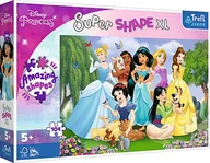 Puzzle - Puzzle Super Shape XL 104 el. Księżniczki w ogrodzie Trefl - miniaturka - grafika 1