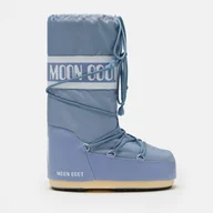 Kozaki damskie - Damskie Buty zimowe MOON BOOT MB ICON NYLON 80D1400440-H004 – Szary - miniaturka - grafika 1