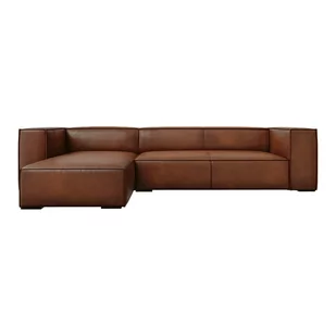 Koniakowy skórzany narożnik (lewostronny) Madame – Windsor & Co Sofas - Narożniki - miniaturka - grafika 1