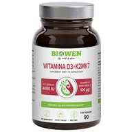 Witaminy i minerały - Biowen Witaminy D3 + K2MK7, 90 kapsułek - miniaturka - grafika 1