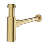 Syfony - EQUATION Syfon umywalki bez spustu CWK5 złoty - miniaturka - grafika 1