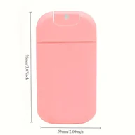 Pozostałe akcesoria kosmetyczne - TEMU 20ml Refillable Fine Mist Spray Bottle z kieszonką na karty - Plastikowa butelka podróżna bez PVC do dezynfekcji rąk, perfum, nawilżaczy - - miniaturka - grafika 1