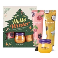 Kremy i maski do rąk - Frudia Hello Winter zestaw balsam do ust 10ml + krem do rąk 2x30ml - miniaturka - grafika 1