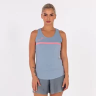 Koszulki sportowe damskie - Koszulka do tenisa bez rękawów damska Joma AQUIANA TANK TOP blue-pink - miniaturka - grafika 1