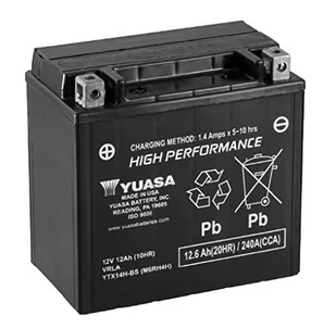 Yuasa Akumulator zapasowy SLA AGM YTX14H-BS 12 V - Akumulatory motocyklowe - miniaturka - grafika 1