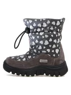 Kozaki damskie - Naturino Kozaki zimowe "Varsa" w kolorze szarym - miniaturka - grafika 1