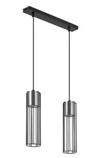 Fobia lampa wisząca 2-punktowa czarna/srebrna 33451 - Lampy sufitowe - miniaturka - grafika 1