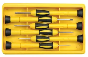 VOREL wkrętaki precyzyjne PŁ 1,4-3mm PH00-PH1 6szt. Crv 64553 - Śrubokręty - miniaturka - grafika 2