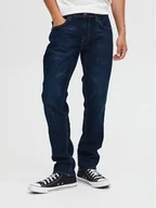 Spodnie męskie - Blend Jeansy 20715705 Granatowy Slim Fit - miniaturka - grafika 1