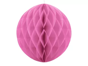 PartyDeco Kula bibułowa, różowy, 30cm KB30-081 - Dekoracje sali - miniaturka - grafika 1