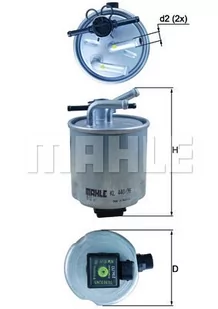 Filtr paliwa Mahle KL 440/36 - Filtry paliwa - miniaturka - grafika 1