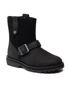 Buty dla chłopców - Timberland Kozaki Courma Kid Wl.Biker Bt TB0A2H67015 Czarny - grafika 1