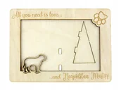 Ramki na zdjęcia - Mastif neapolitański ramka na zdjęcie z psem - miniaturka - grafika 1