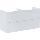 Szafki łazienkowe - Roca Ella szafka 118,5 cm podumywalkowa wisząca biały połysk A857772806 - miniaturka - grafika 1